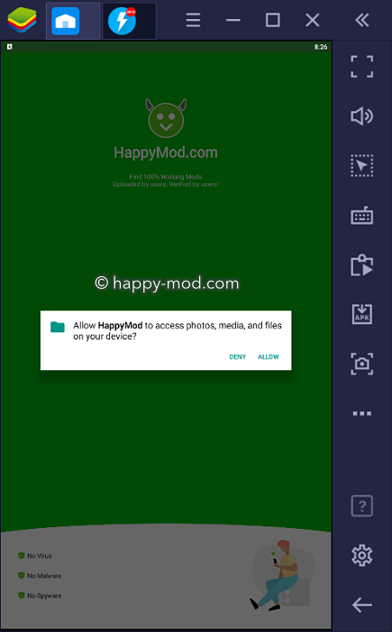 Happymod PC install